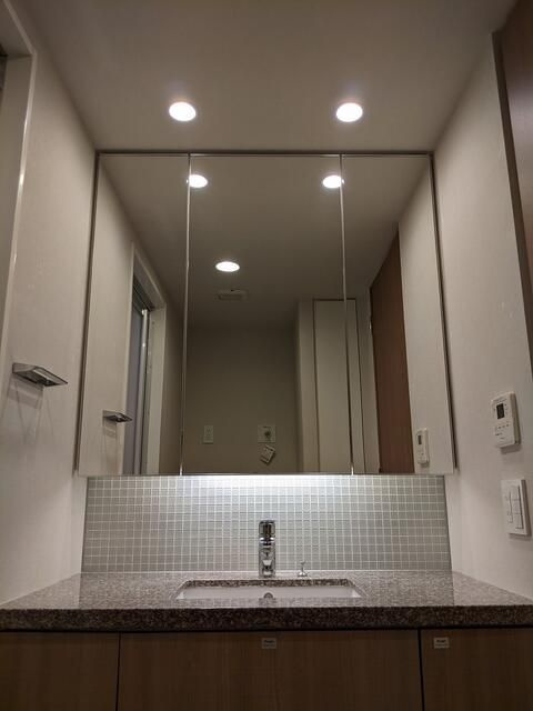 ザ・パークハウス赤坂レジデンスの独立洗面台