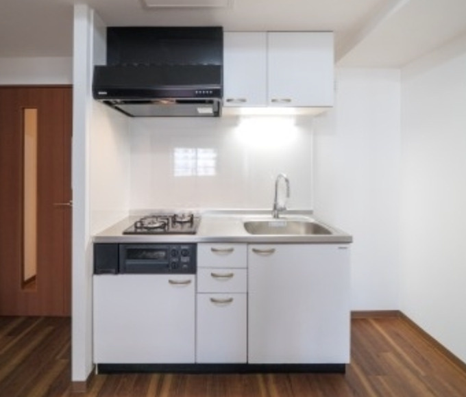 品川区上大崎３丁目の賃貸マンションのキッチン