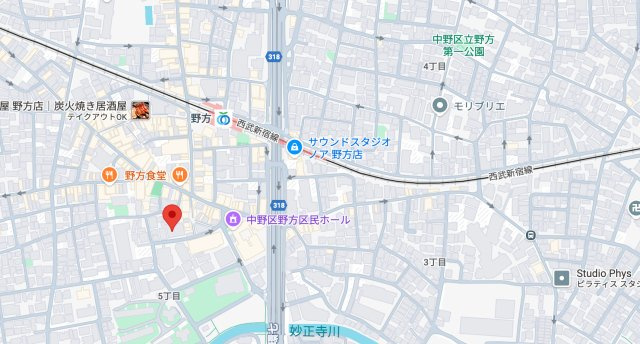 ＲＥＳＩＤＥＮＣＥ　ＳＡＴＳＵＭＡの地図