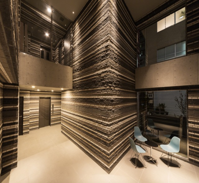 目黒区大橋１丁目の賃貸マンションのエントランス