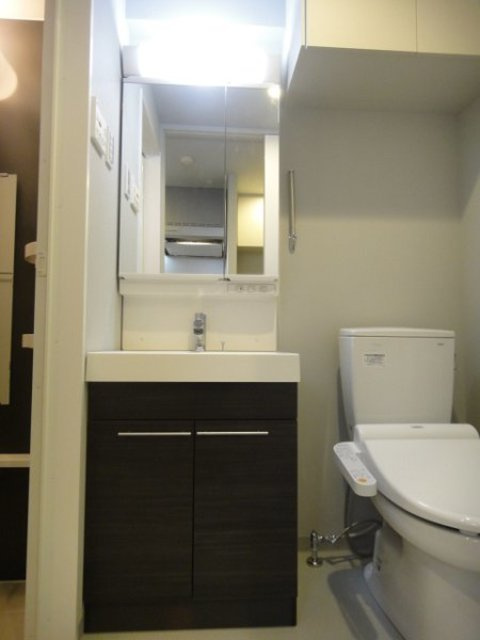 目黒区大橋１丁目の賃貸マンションの洗面所