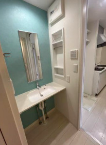 アリビオ祐天寺の独立洗面台