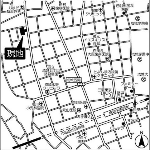 ＫＤＸレジデンス成城の地図