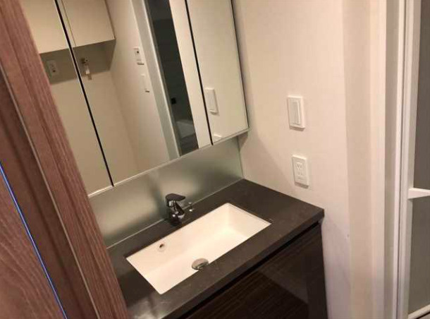 台東区台東３丁目の賃貸マンションの洗面所