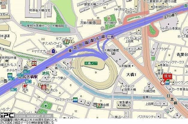 ジェイパーク青葉台弐番館の地図
