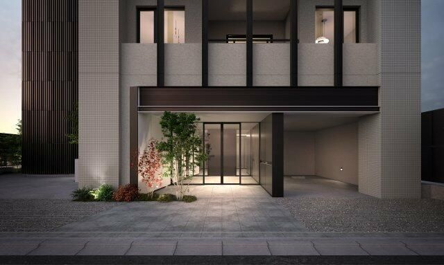 リビオメゾン西麻布のエントランス