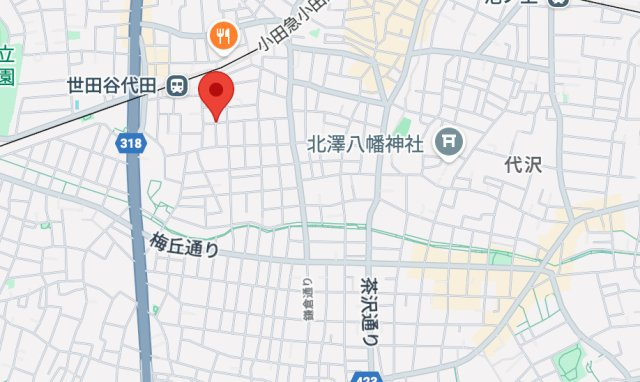 ウェルスクエアイズム下北沢ＷＥＳＴの地図