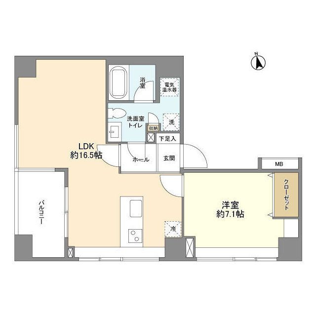 アクサス大手町ラクシーズの間取り