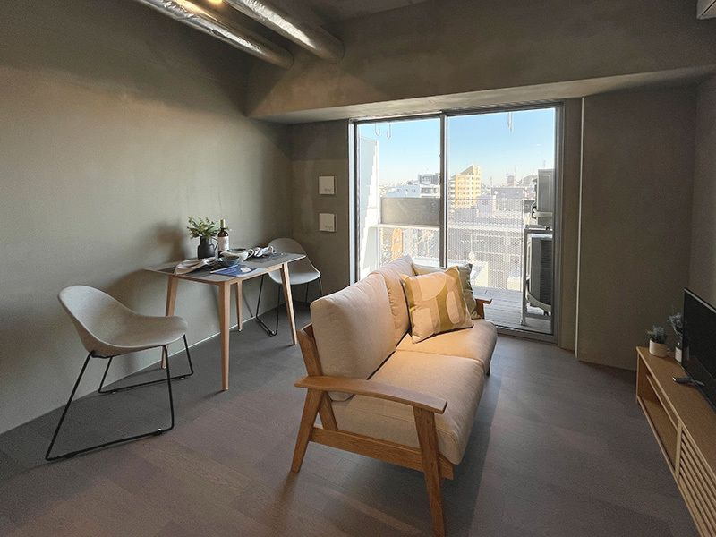 中野区大和町１丁目の賃貸マンションの居間・リビング