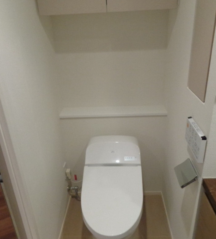 ＯＮＥ　ＲＯＯＦ　ＦＬＡＴ　ＴＳＵＫＩＳＨＩＭＡのトイレ