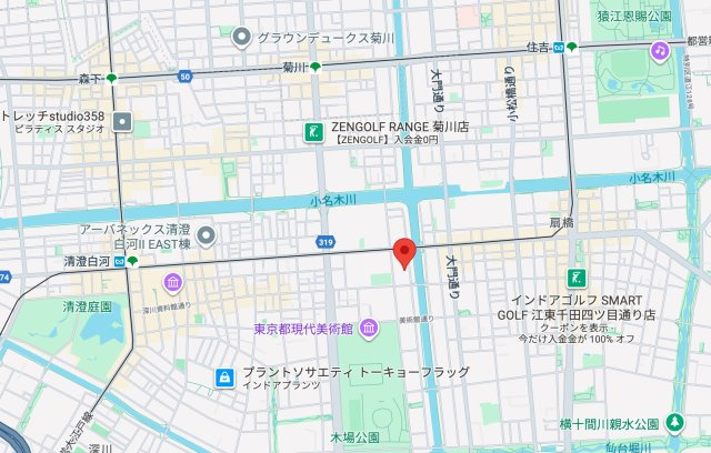 レジデンス清澄白河スクエアの地図