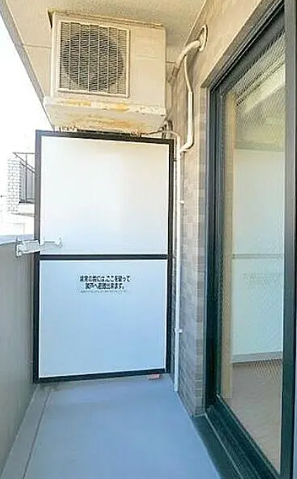 エスコート麻布十番のバルコニー