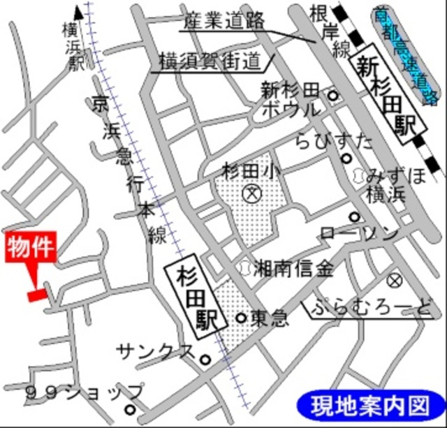 テラス桐ヶ谷の地図|案内図
