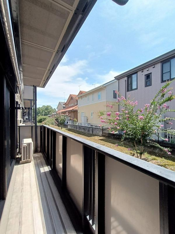パークハイムＡのバルコニー