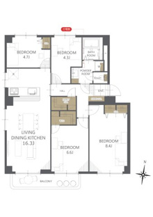 【間取り】ＯＴＣ第1ハイツ 