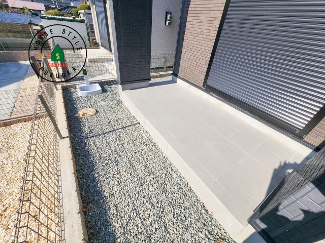 福岡市東区青葉6丁目第2-2棟（2号棟）の庭|お庭で自由な時間を過ごせます。