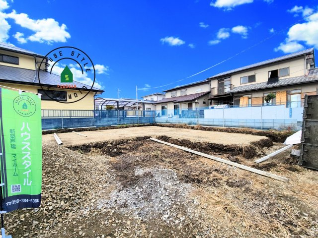 熊本市東区花立5丁目第1-2棟(2号棟)の外観|デザイン性のある外観です。