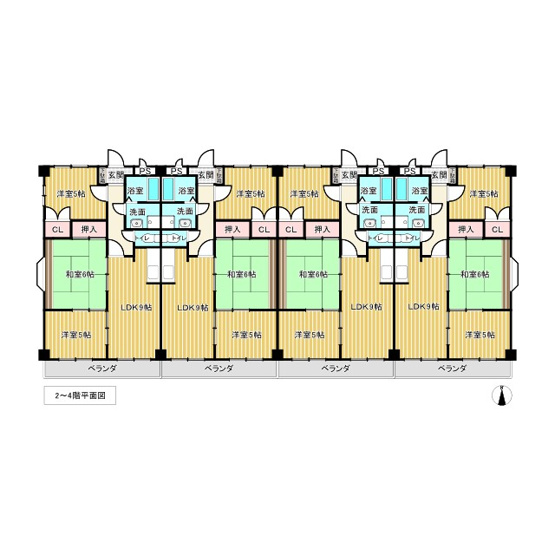 【間取り】 | 若実大マンション