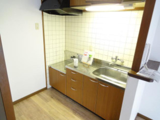 若実大マンションのキッチン