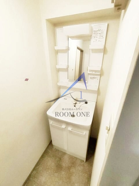 ファーストレジデンスの洗面所|洗面台です。