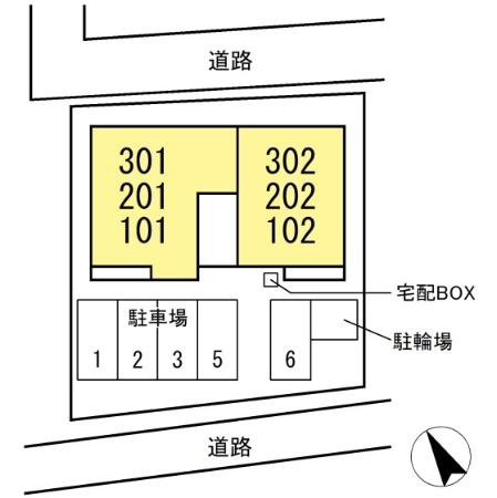 フェリスタの区画図