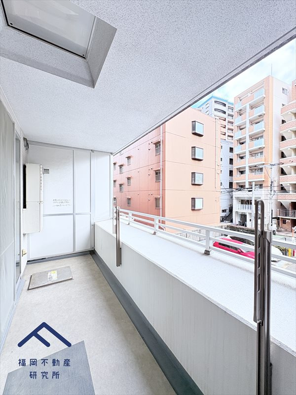 パークホームズ警固本通りのバルコニー