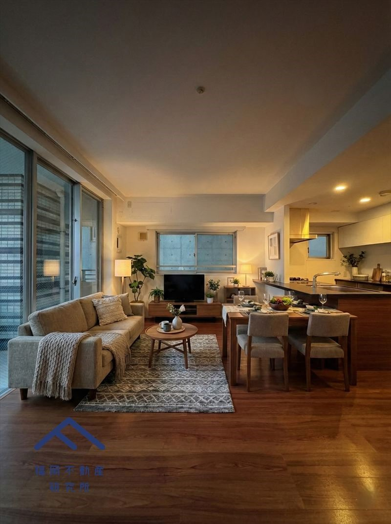 パークホームズ警固本通りの居間・リビング