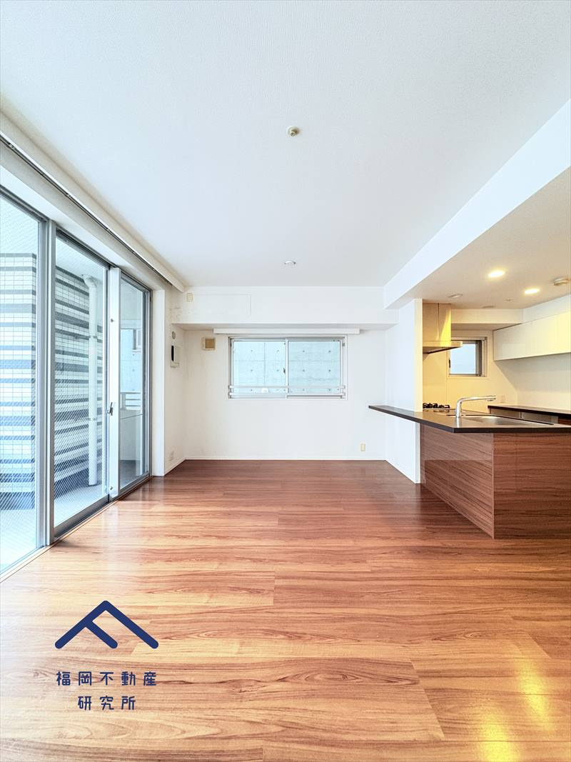 パークホームズ警固本通りの居間・リビング