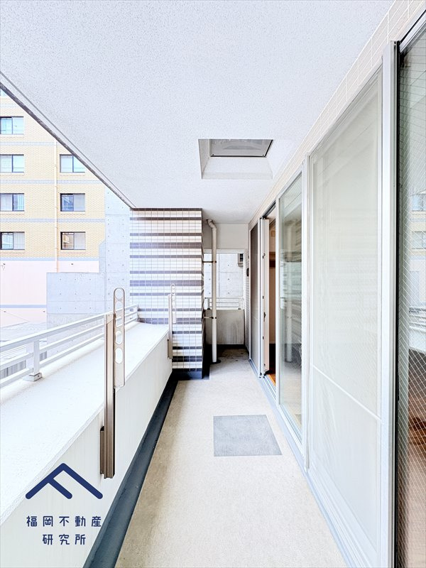 パークホームズ警固本通りのバルコニー