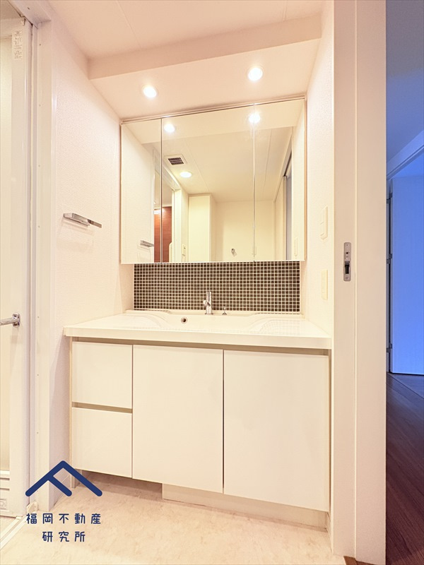 パークホームズ警固本通りの独立洗面台