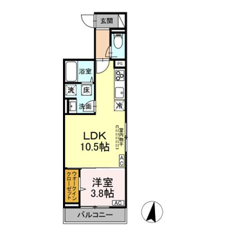 【間取り】 | D-residence中央公園 | 1LDK