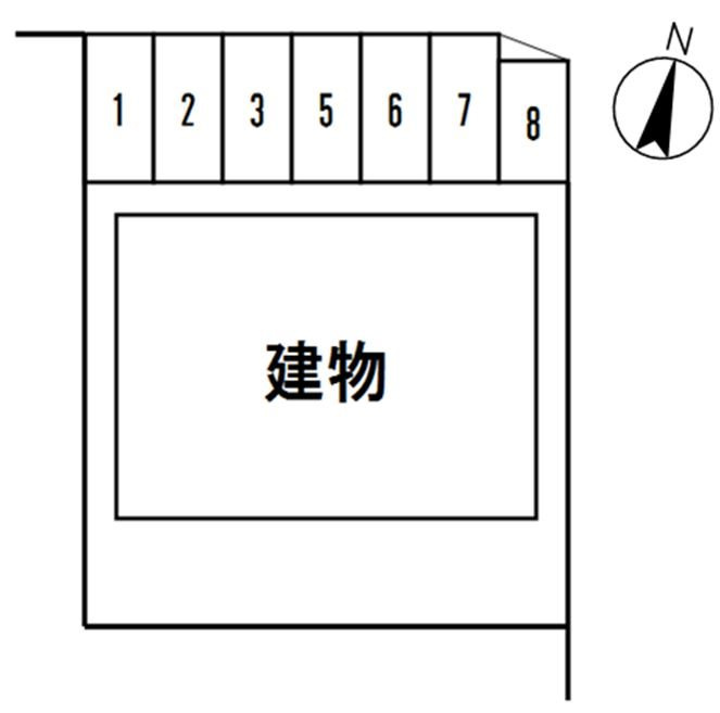 アロース牟佐の区画図