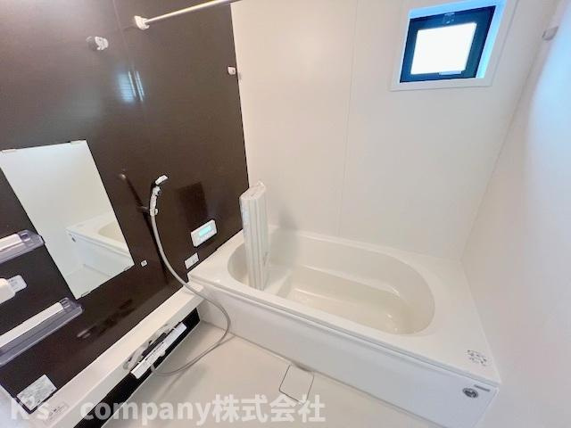 ◎茅ヶ崎市南湖6丁目　新築戸建　1号棟の浴室|1日の疲れを癒す浴室スペース♪