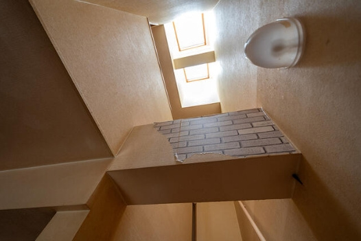 二条通に面した事業用貸家の内装