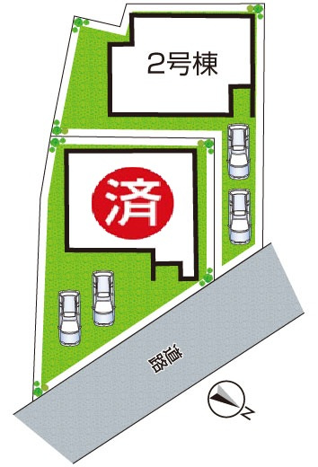 堺市中区深井水池町　新築一戸建ての区画図|全２区画