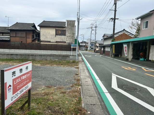 【前面道路含む現地写真】 | 長洲町売地 | 南側は整備された道路に接しています！