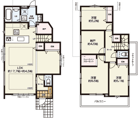◎茅ヶ崎市南湖6丁目　新築戸建　2号棟の外観パース|外観パース♪