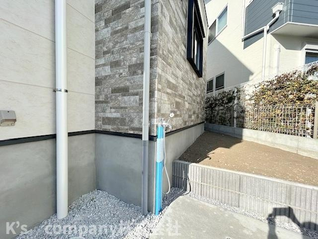 ◎茅ヶ崎市南湖6丁目　新築戸建　2号棟の外観|外シャワー付き◇◇