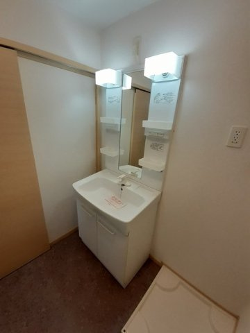 ベル　グランデの洗面所|スペースが確保できる洗面所です