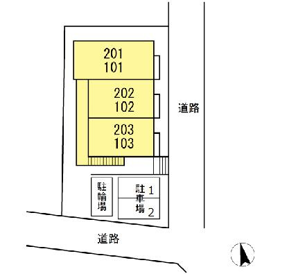 laid-backの区画図