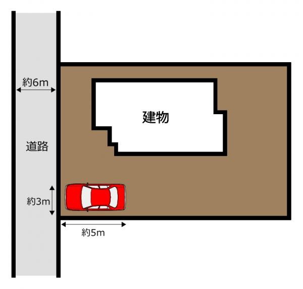 富士宮市羽鮒の中古一戸建|区画図