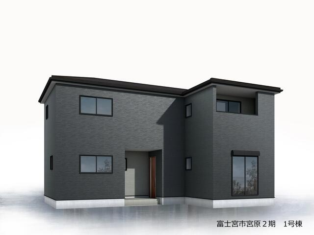 富士宮市宮原の新築一戸建|完成予想図（外観）