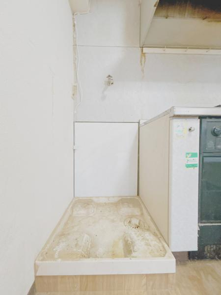 富士市水戸島元町の中古マンション|キッチン横洗濯機置き場