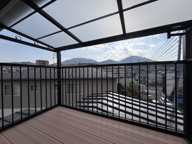 中古戸建　上安2丁目のバルコニー