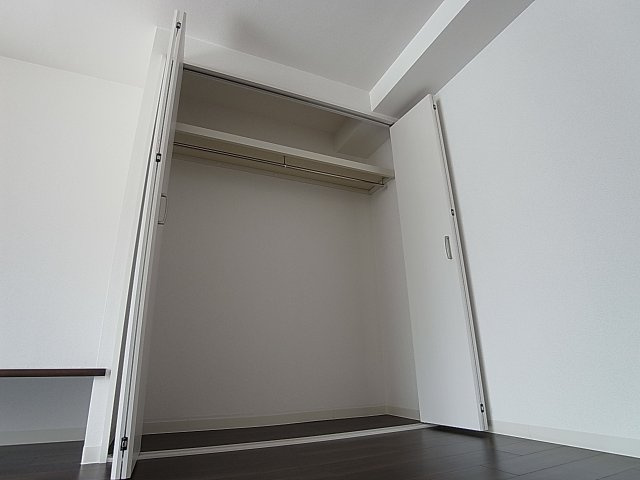 湊川センタービルA棟の収納|幅広の大きなクローゼット