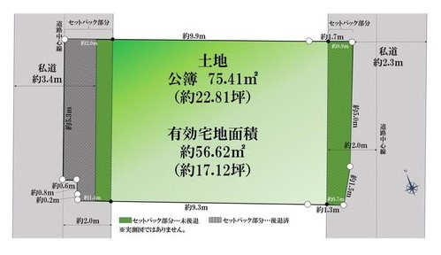 大阪市城東区成育4丁目　土地の土地図