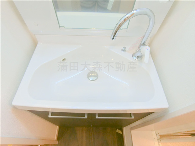 MELDIAメルディア蒲田Ⅲの洗面所