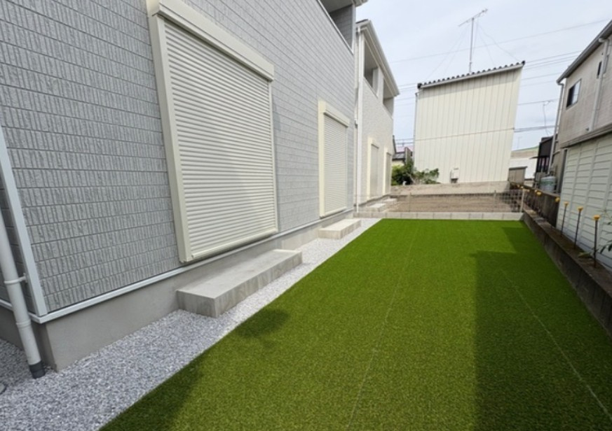栃木市本町　新築戸建1-2の庭
