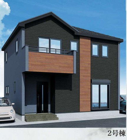 戸塚区名瀬町 新築戸建 5299万～5399万円の外観パース