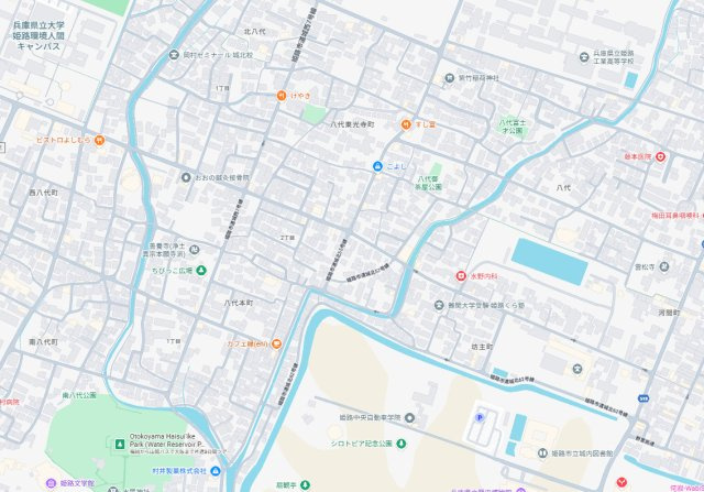 姫路市八代　第1期　新築一戸建ての地図